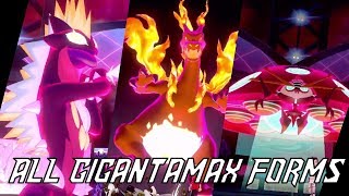 ALL GIGANTAMAX FORMS in POKEMON SWORD AND SHIELD [upl. by Auohp999]