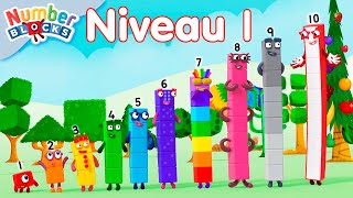 CRÉATION DE NUMBERBLOCKS de 1 à 10  NIVEAU 1  Apprendre à Compter  ​Numberblocks en français [upl. by Jerad607]