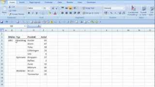 Komplettering av listor i Excel [upl. by Netsirk]