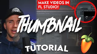 HOW TO MAKE TYPE BEAT VIDEOS  BEAT VISUALIZERS  Thumbnail amp Video Tutorial  FL Studio 20 [upl. by Hsiwhem]