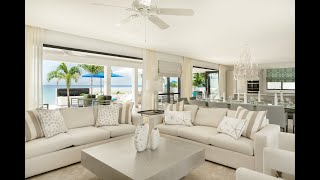 For Sale  Reigate Villa Beachfront Barbados [upl. by Enilram]