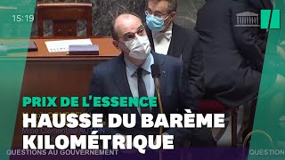 Le barème kilométrique augmenté de 10 annonce Jean Castex [upl. by Papert933]