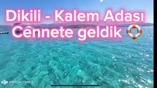 DİKİLİ KALEM ADASI  AKVARYUM KOYU [upl. by Anicnarf]