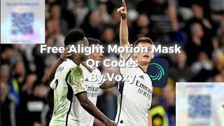 Free Alight Motion Mask Qr Codes 50 [upl. by Nelag]