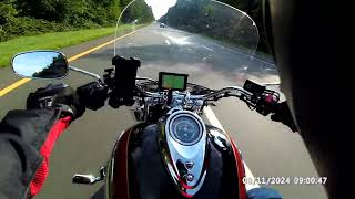 Sunday Morning Run on My 2014 Triumph Rocket iii Touring [upl. by Raffaj]