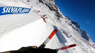 A Run Through Corvatsch Snowpark POV  Jesper Tjäder [upl. by Yornoc]