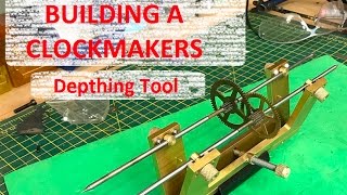 How to make a Clockmakers Gear Depthing Tool  Simple Design [upl. by Dilly]