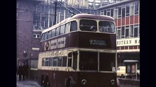 Cardiff trolleybuses  The last day 11 Jan 1970 [upl. by Anoy]