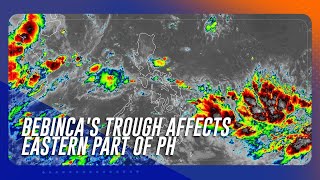 Bebincas trough affects eastern part of PH  TeleRadyo Serbisyo [upl. by Ayouqat695]