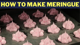 How to Make Meringue Leftover Egg White Recipe [upl. by Lertnom]