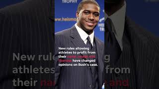 Reggie Bush Former USC Trojans RBs 2005 Heisman Trophy restored Shorts [upl. by Nirroc]