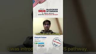 Vishesh Tulsian Day47 of 365Days365SuccessStories ft Miles Alumni amp the American Dream  season4 [upl. by Yrelav]