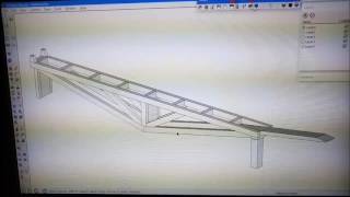 Car servise ramp homemade from wood part 3 [upl. by Barret]