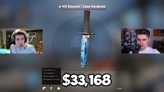 These Streamers made 30000 off CSGO Knives [upl. by Esorlatsyrc]