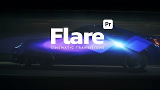 Cinematic Flare Transitions Premiere Pro Tutorial [upl. by Marigolde757]