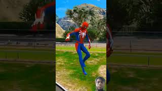 GTA 5 hulk and spiderman saving his baby from evil tai lung 😱shorts [upl. by Vinay]