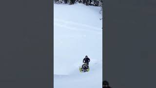 Yamaha Snowmobile Hill Climbing [upl. by Haronid]