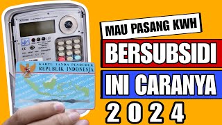 TERBARU 2024  CARA CEK KTP BERSUBSIDI LISTRIK 2024  PLN MOBILE [upl. by Anabel]