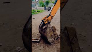 Viral reel of jcb  how to remove jcb bucket 5pins  jcb status video jcb workshop jcbattachments [upl. by Ophelie]