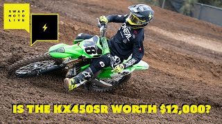 FIRST RIDE On The 2022 Kawasaki KX450SR [upl. by Eillehs]