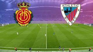 Mallorca vs Athletic Bilbao  LA LIGA 2425  Full Match All Goals  Realistic PES Gameplay [upl. by Shuler]