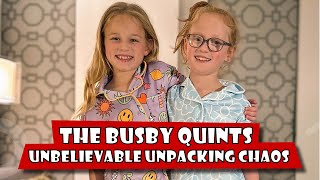 OutDaughtered  The Busby Quints Helping Mom BREAK The Chaos Unpacking NIGHTMARE [upl. by Rehtaeh]