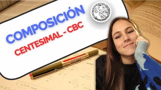 COMPOSICIÓN CENTESIMAL parcial química CBC Di Risio  difícil [upl. by Yendor]