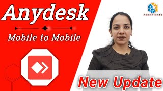 Anydesk Mobile to Mobile File Transfer  Anydesk New Update  File Transfer in Anydesk [upl. by Ehsrop]