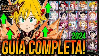 MEJORES PERSONAJES PARA SUBIR 📈 2024 LVL 100 SUPER DESPERTAR 6⭐  Seven Deadly Sins Grand Cross [upl. by Drogin]