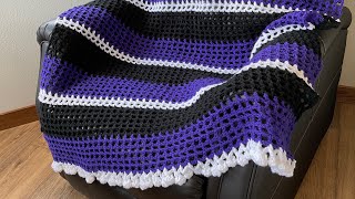 Crochet afghan full tutorial  Crochet tutorial for beginners [upl. by Massimo]