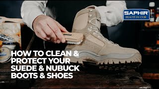 Ultimate Suede and Nubuck Boot Care Cleaning and Protection Tips [upl. by Neetsyrk97]