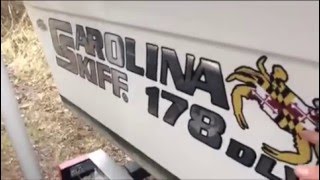 Carolina Skiff 178 DLV OverviewTour [upl. by Orlov]