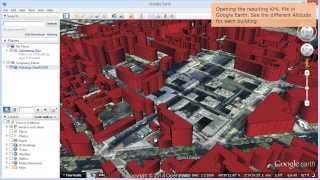 Create 3D Buildings in Google Earth from SHP files  Spatial Manager Blog [upl. by Necaj]