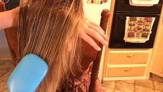 ASMR  How To Dry Long Hair In A Very Relaxing Way 4Nanaroriasmr [upl. by Inan547]