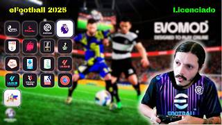 Uniformes e Emblema Licenciado de eFootball 2025 EVOMOD 41 para PC Steam [upl. by Briant175]