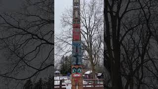 Beautiful Totem Pole culture totems indigenous [upl. by Ydnirb]