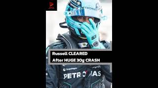 Russell CLEARED after HUGE 30g CRASH 💥 f1 formula1 [upl. by Juxon]