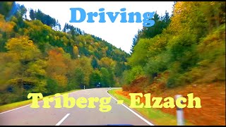 Driving from Triberg to Elzach x2 [upl. by Nesta]