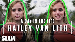 Hailey Van Lith is SHUTTING DOWN HATERS 😈  SLAM Day in the Life [upl. by Enrobialc944]