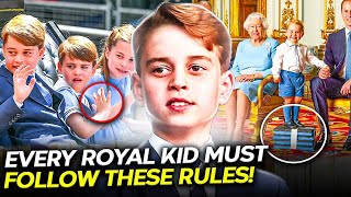 10 STRANGE RULES Royal Kids MUST Follow [upl. by Ammadas]