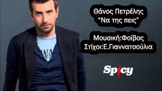 Θάνος Πετρέλης  Να της πεις  Thanos Petrelis Na tis peis  Official Audio Release HQ [upl. by Ahsieker]