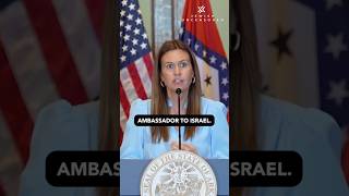 Sarah Huckabee Sanders Congratulates Her Dad on Ambassador to Israel position [upl. by Willa]