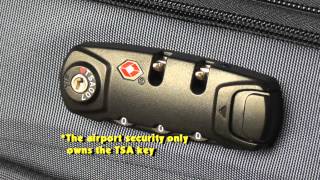 3 Steps on How to Set a TSA Combination Lock of Your Luggage [upl. by Campagna541]