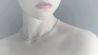 collier Perle de diamants  Diamonds Necklace [upl. by Ibocaj]