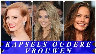 Chique kapsels lang haar oudere vrouwen [upl. by Ailehs]