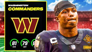 I SAVED the Washington Commanders in Madden 24 [upl. by Berkeley]