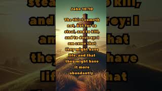 John 1010  Abundant Life in Christ [upl. by Nosak]