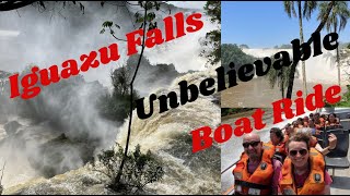 Iguazu Falls unbelievable boat ride [upl. by Anyek]