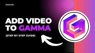 How to add video in Gamma ai Step By Step [upl. by Reisch]