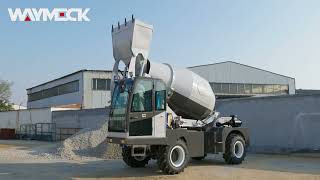 35 m³ Self loading concrete mixer truck 1 [upl. by Baldwin]